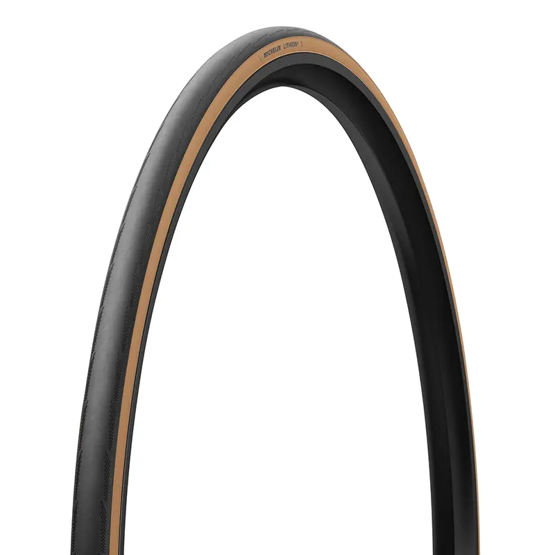 Pneu route 700 x 23 Michelin lithion 4 noir-beige TS (23-622)