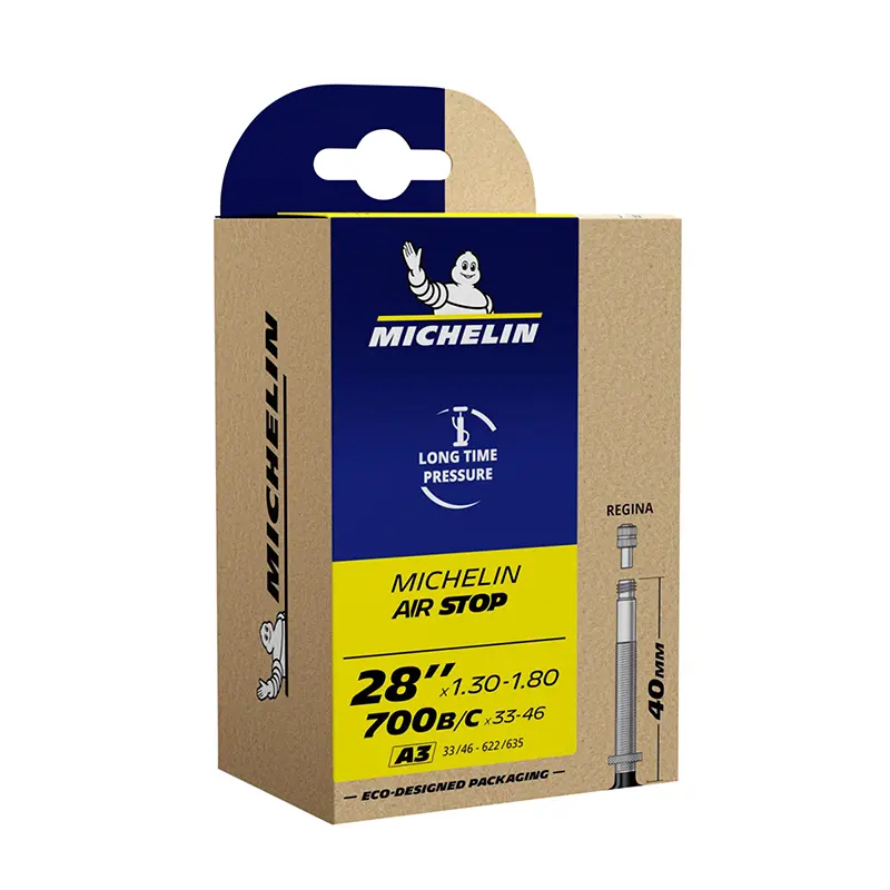 Chambre à air vélo 700 x 33-46 Michelin A3 valve Regina 40 mm