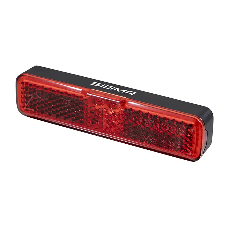 لگے بیگ پر نصب بائیسیکل ریئر لائٹ Sigma EOX RL Rack 6-48V سیاہ