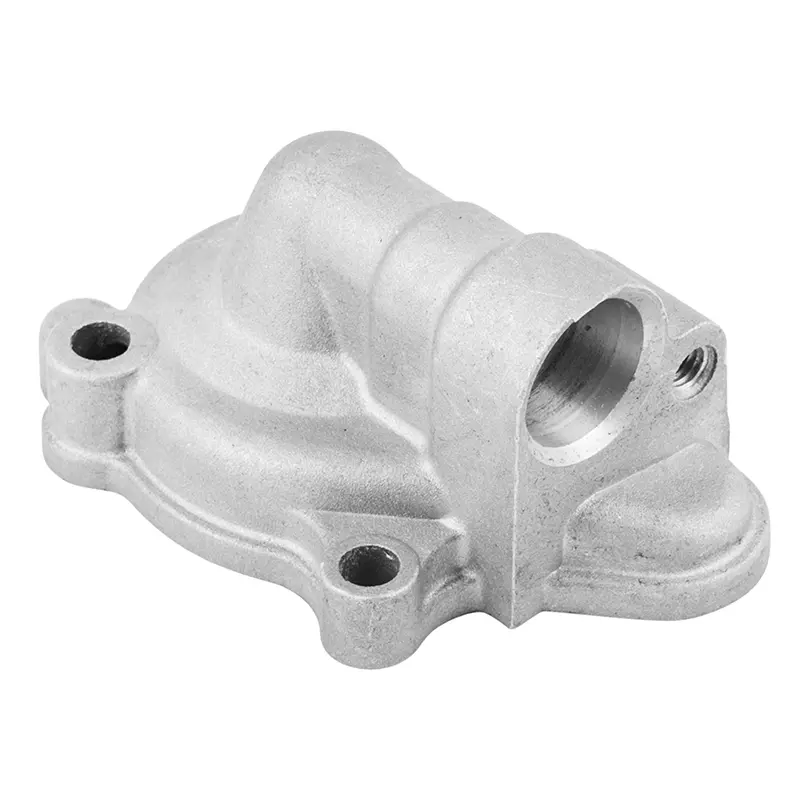 Carter-couvercle corps pompe à eau 50 cc boîte Minarelli 50 AM6 gris alu P2R