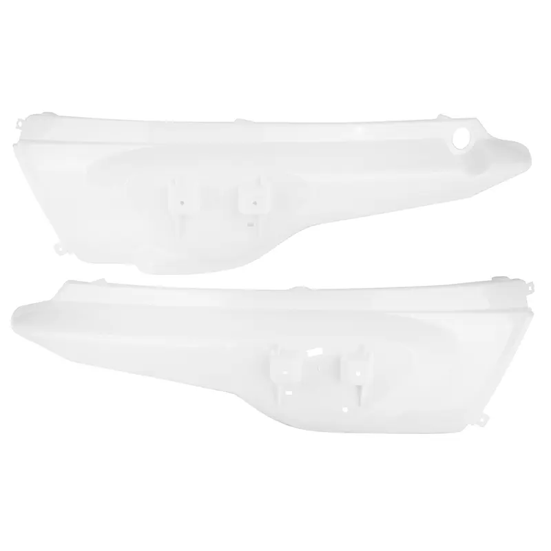 Adaptuojamas užpakalinis skuterio gaubtas-korpusas MBK 50 Stunt Yamaha 50 Slider blizgantis baltas (pora) P2R