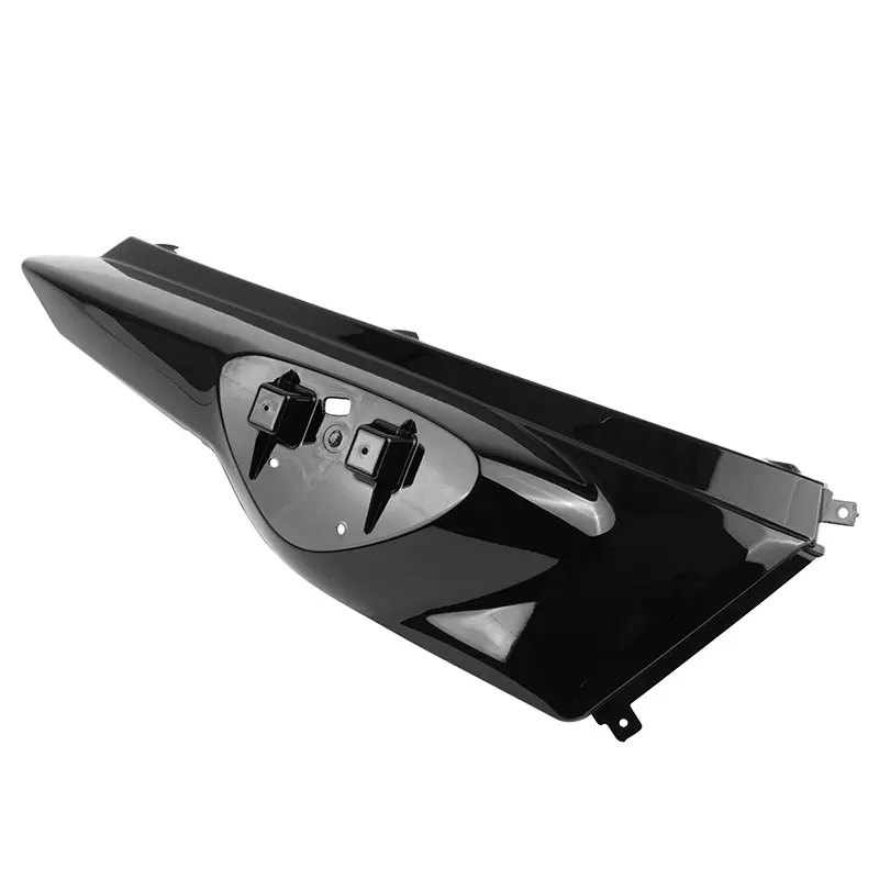 Anpassbare Heckverkleidung MBK 50 Stunt / Yamaha 50 Slider hochglanzschwarz P2R (Paar) — Ansicht 2