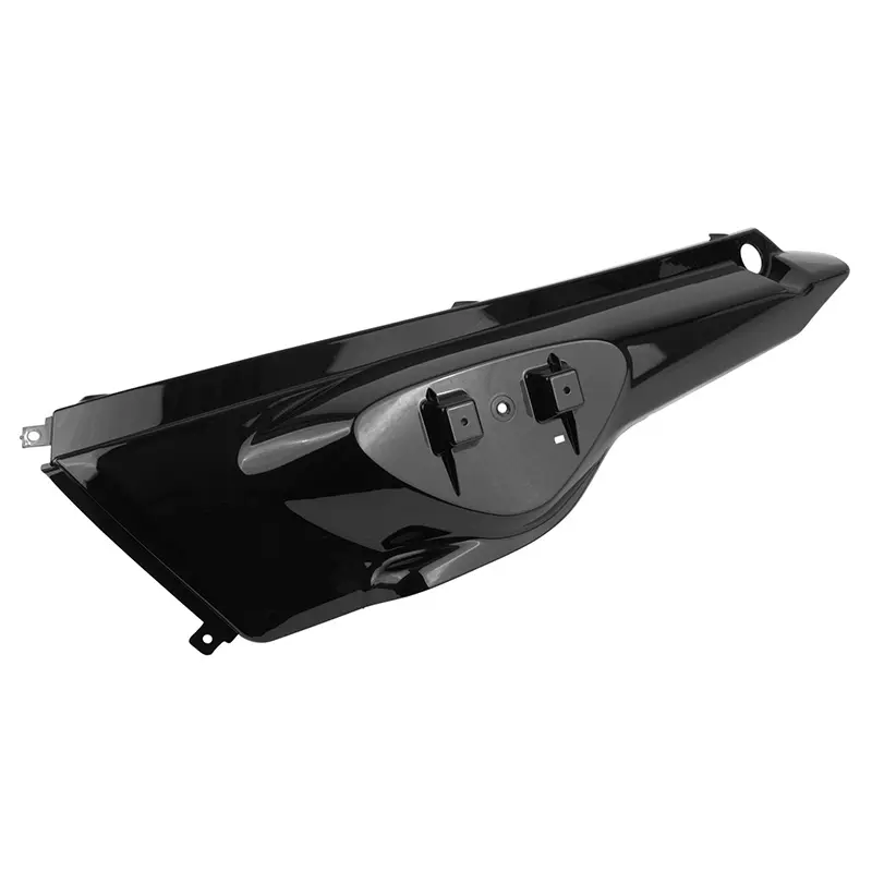 Anpassbare Heckverkleidung MBK 50 Stunt / Yamaha 50 Slider hochglanzschwarz P2R (Paar) — Ansicht 4