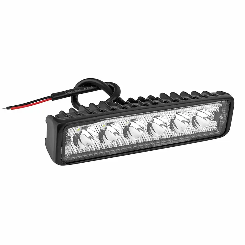 Farol adicional 6 LED 1800 lúmens orientável 150 mm preto P2R