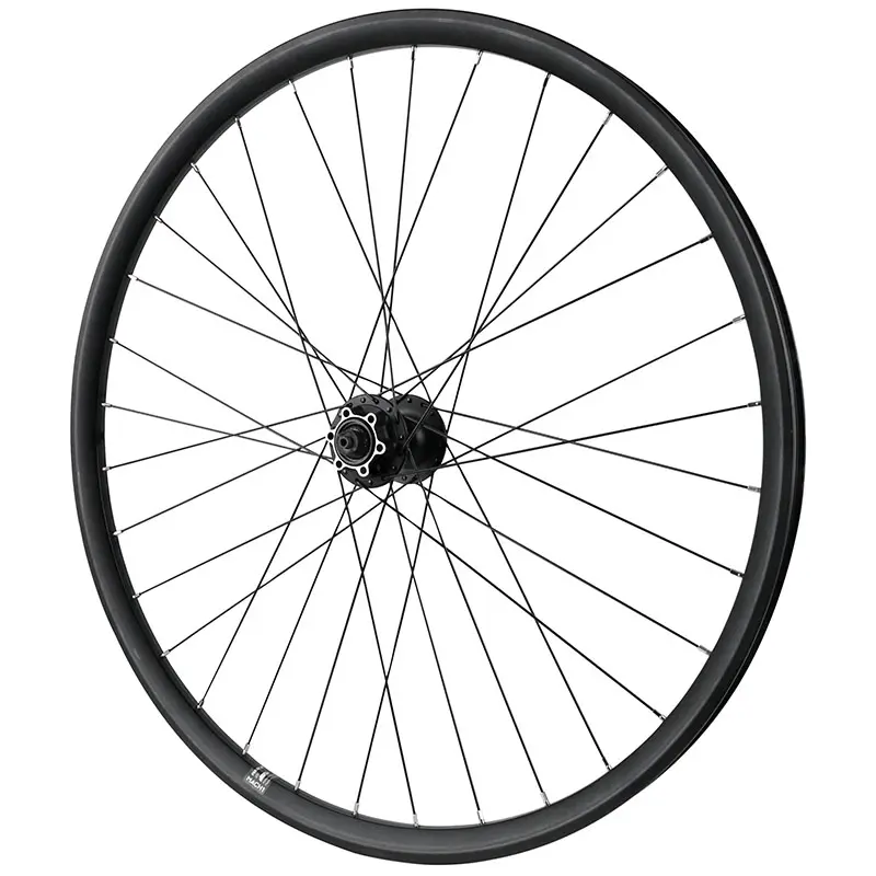 Roda dianteira gravel-estrada disco 700 Pulse 23 dupla parede Shimano Deore M475 6 furos tubeless ready preto VELOX