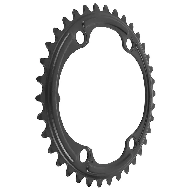 Đĩa xích đường trường 4BRA d.110 cho Shimano 105 R7100 chính hãng 36DTS trong 12V. đen — góc nhìn thứ 2