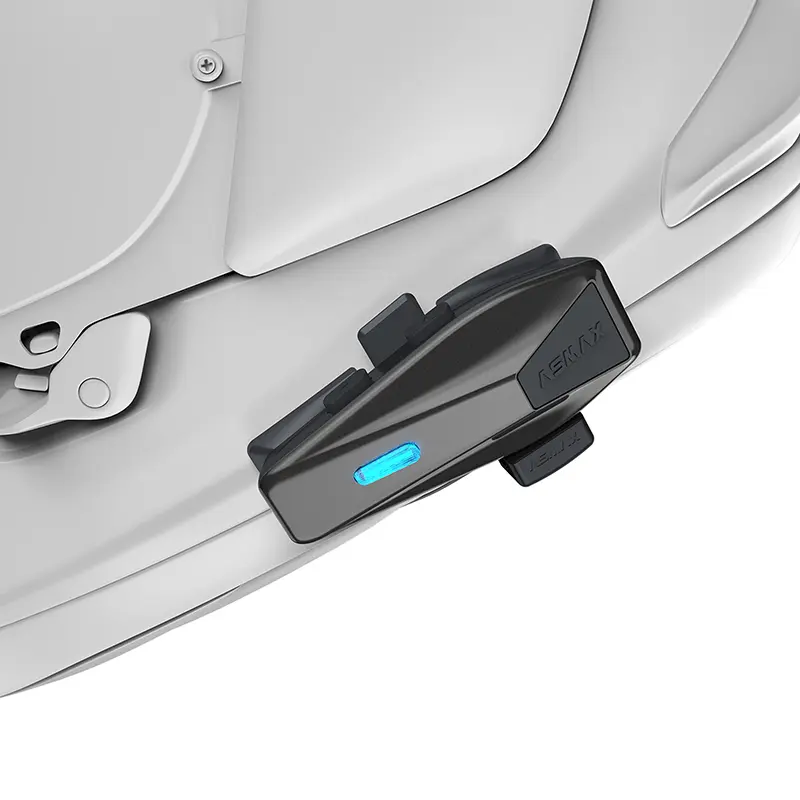 Intercom Asmax S2 bluetooth 5.4 op til 8 brugere - 3KM rækkevidde pilot til pilot og 15KM rækkevidde technology mesh kompatibel jet, integral, og andre — 5. billede