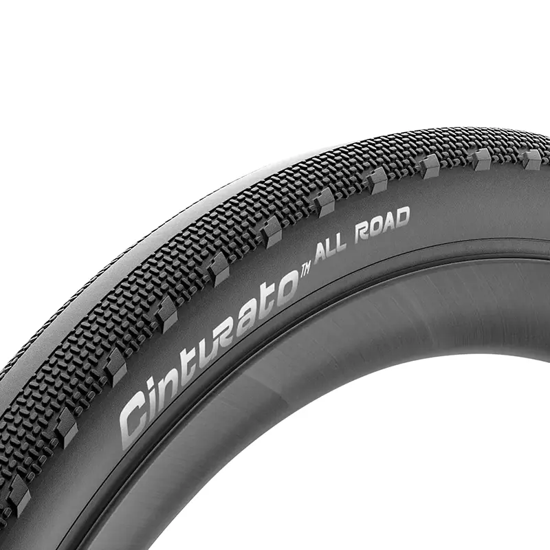 إطار غرافيل Pirelli Cinturato All Road 700 x 40 أسود جاهز للاستخدام بدون أنبوب داخلي TS (40-622)