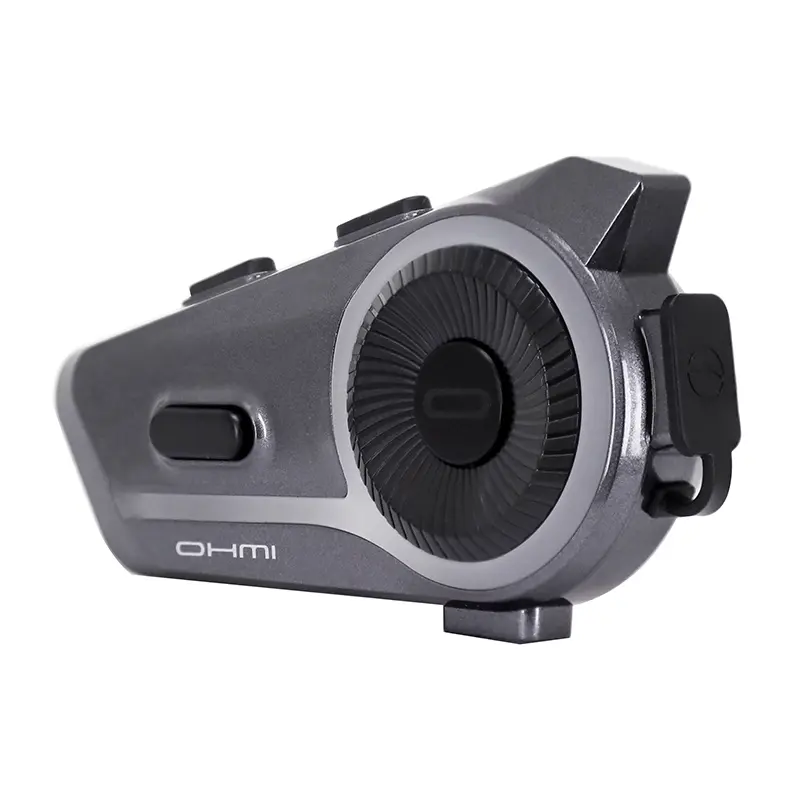 Asmax Ohmi D9 Bluetooth 5.4 grey intercom - 6 users 2 km — view 3