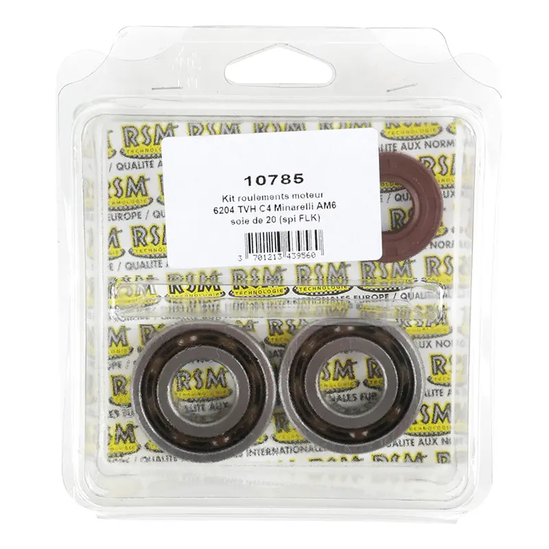 Lagersatz TPI 6204 TVH C4 + Viton Wellendichtringe Minarelli AM6 50 cc — Ansicht 4