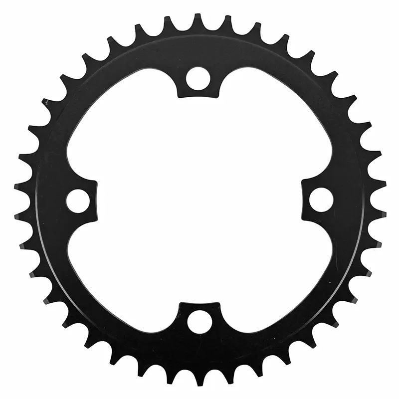 Plateau vae-e-bike 4BRA d.104 pour bosch - brose - yamaha -bafang Esjot 38DTS mono noir alu (2.38 - 1-2X3-32" - 5.65 – 1-2X11-128")