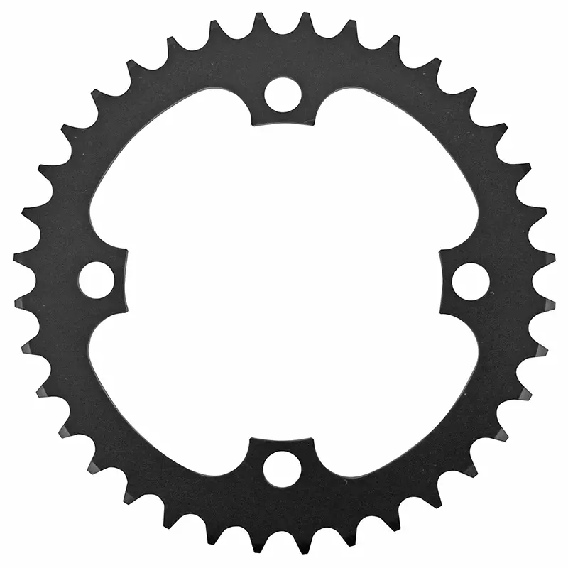 Plateau vae-e-bike 4BRA d.104 pour bosch - brose - yamaha - bafang Esjot 36DTS mono noir alu (2.38 - 1-2X3-32" - 5.65 – 1-2X11-128")