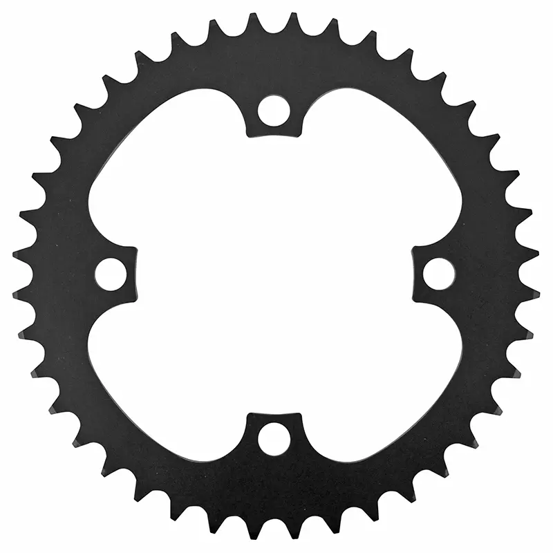 Kettenblatt vae-e-bike 4BRA d.104 für bosch - brose - yamaha - bafang Esjot 40DTS mono schwarz alu (2.38 - 1-2X3-32" - 5.65 – 1-2X11-128")