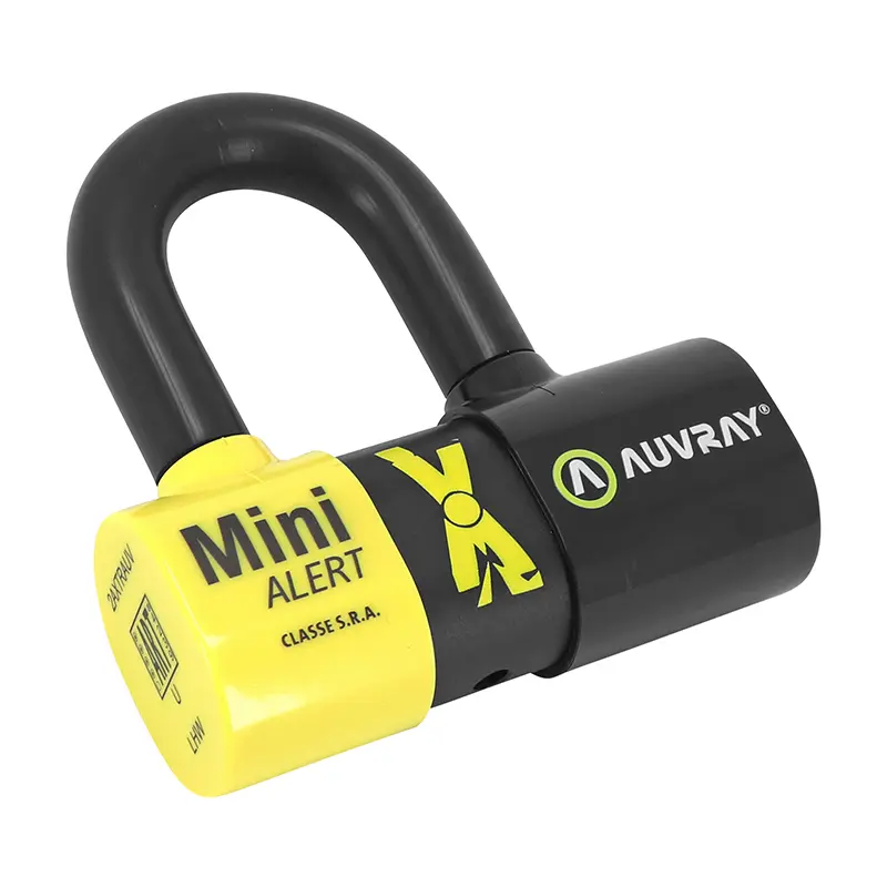 Kettenschloss Auvray Xtrem 1.00 m Kettenglied Ø 13.5 mm mit U Xtrem mini alert 44x66 mm Ø 16 mm akustischer Alarm 120 dB Klasse SRA Kette + U — Ansicht 3