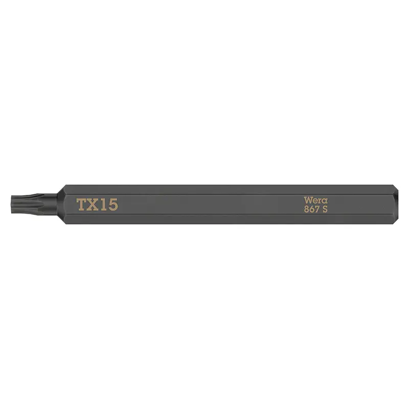 웨라 867 S 톡스 TX15 70mm 교체형 임팩트 드라이버 비트