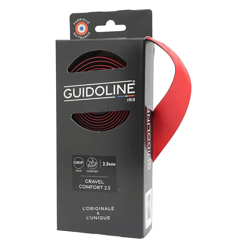 Ruban de guidon Velox Gravel Comfort 2,5mm rouge