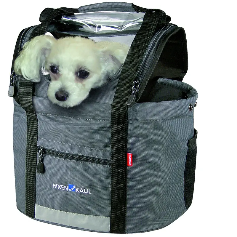 فرنٹ کچن باسکٹ Klickfix Doggy کتے کے لیے گرے رنگ ہینڈل کے ساتھ 24L (38x25-40x29cm)