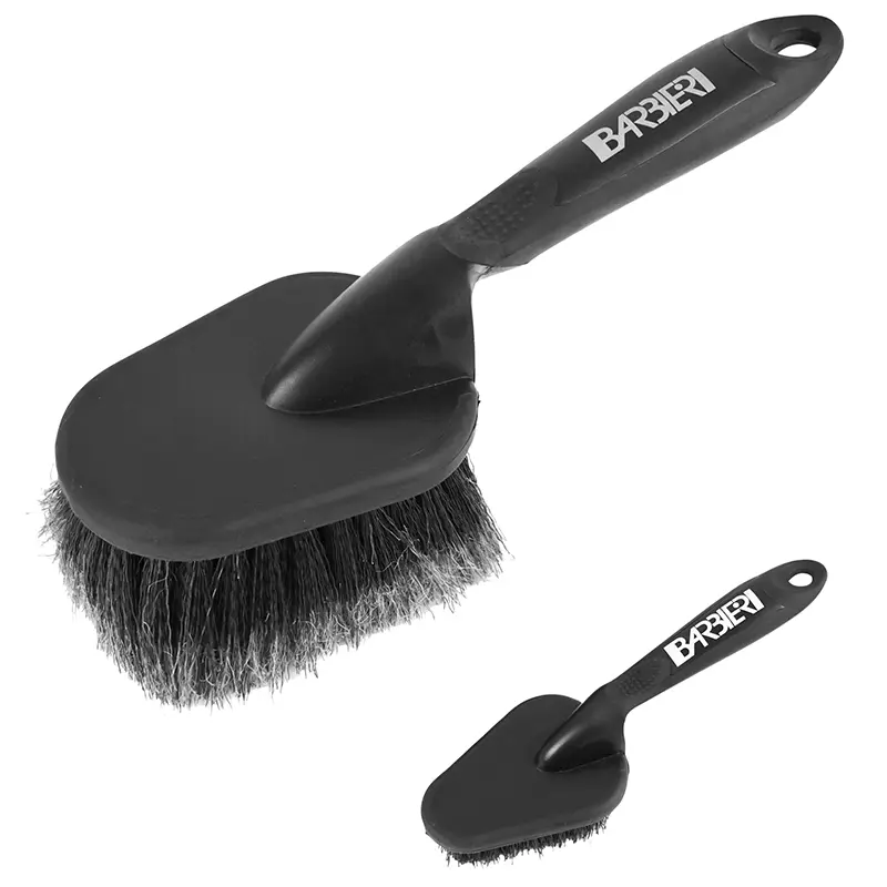 Kit brosses de nettoyage vélo nylon - 2 pièces (grande et petite)