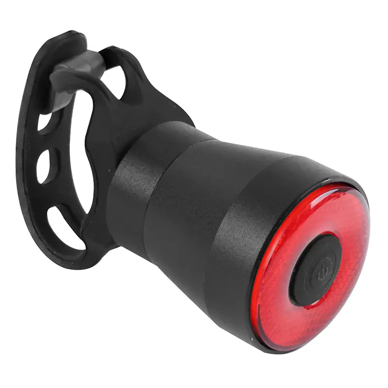 Éclairage vélo USB arrière sur tige de selle X200 avec indicateur de freinage - capteur vibration noir