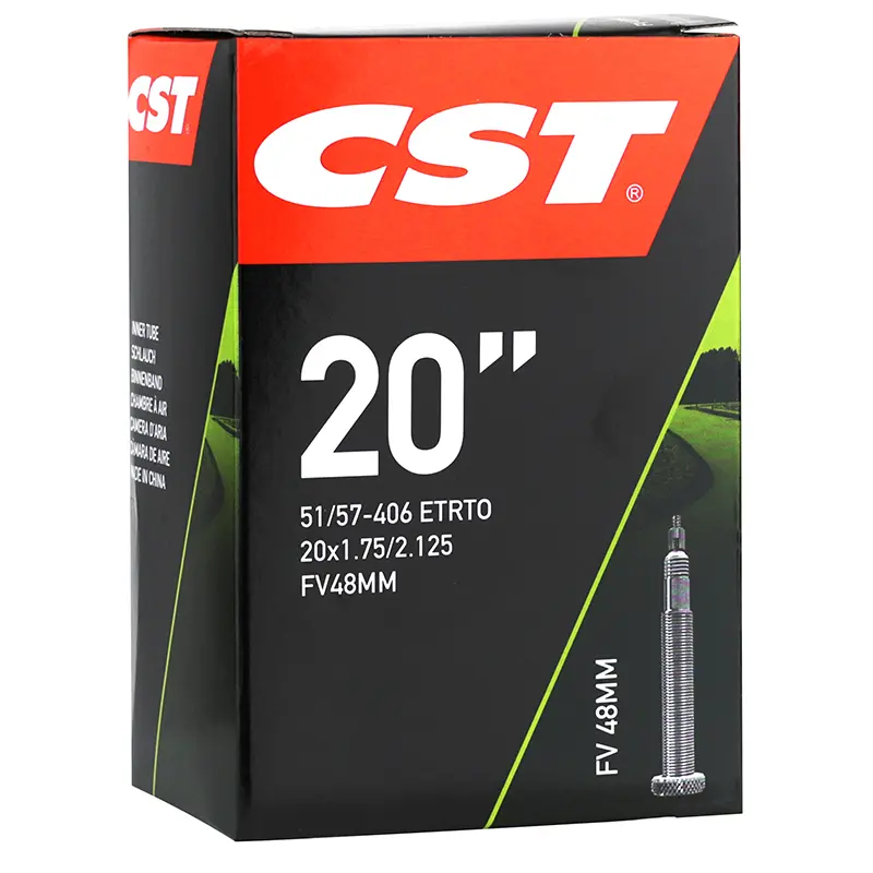 Chambre à air vélo 20 x 1.75-2.125 CST valve Presta 48 mm