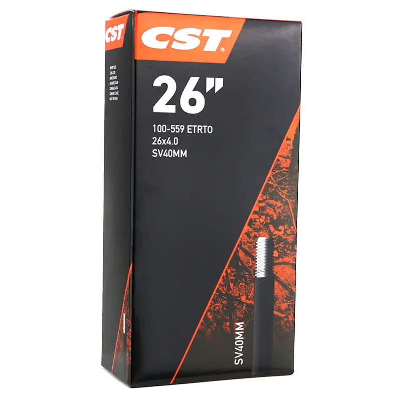Chambre à air vélo 26 x 4.00 CST valve standard 40 mm