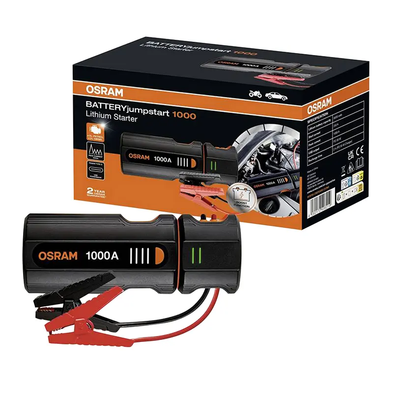 OSRAM Battery Jumpstart 1000 Starthilfebatterie 12V 8000 mAh — Ansicht 3