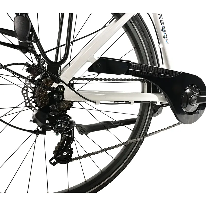 Muskelkraft-Fahrrad Citybike 28" Leader Fox Region 2025 unisex weiß 7Gang Alu-Rahmen 19 Zoll — Ansicht 4