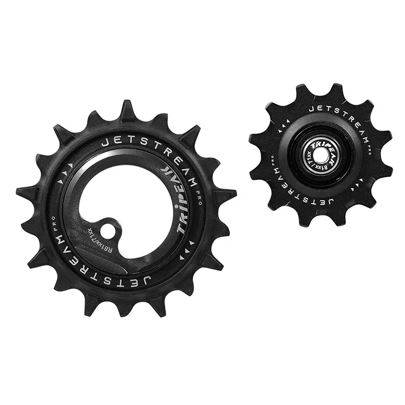 بكرة دريلور Tripeak 12-18 سن سيراميك 12X2V Shimano Ultegra R8100 - 105 R7100 أسود (طقم من 2)