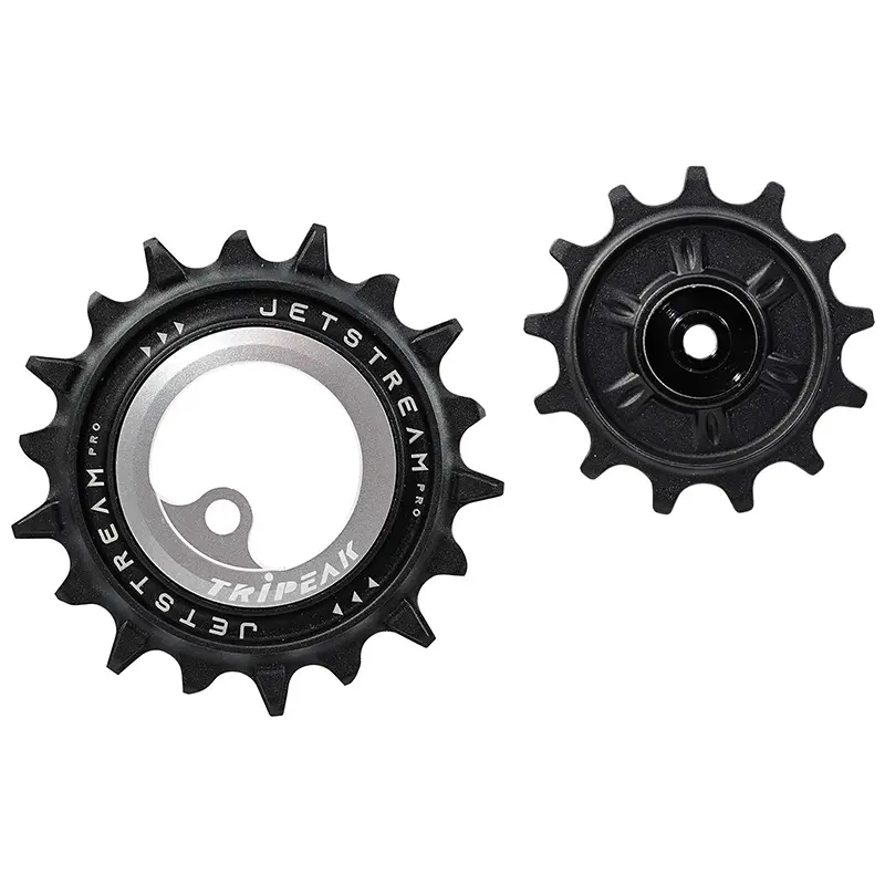 Schaltwerkrollen Tripeak 12-18 Zähne Keramik 12x2V Shimano Dura-Ace R9200 silber (Satz von 2)
