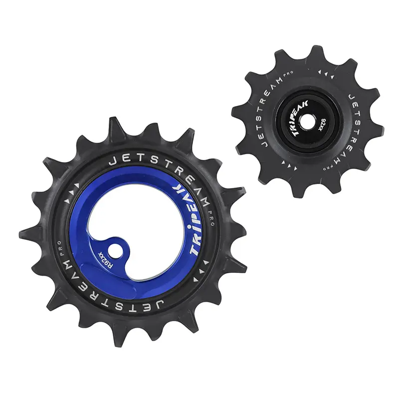 Galet dérailleur Tripeak 12-18 dents céramique 12x2V Shimano Dura-Ace R9200 bleu foncé (jeu de 2)