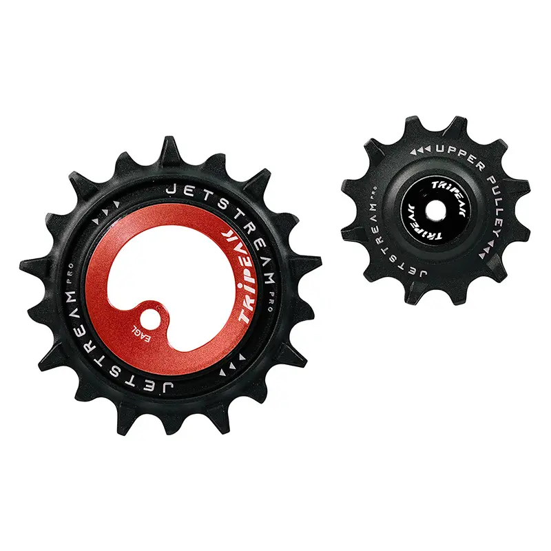ٹرائی پیک 12-18 دانت سیرامک ڈیریلیئر پلے SRAM VTT Eagle AXS ریڈ (2 کا سیٹ)