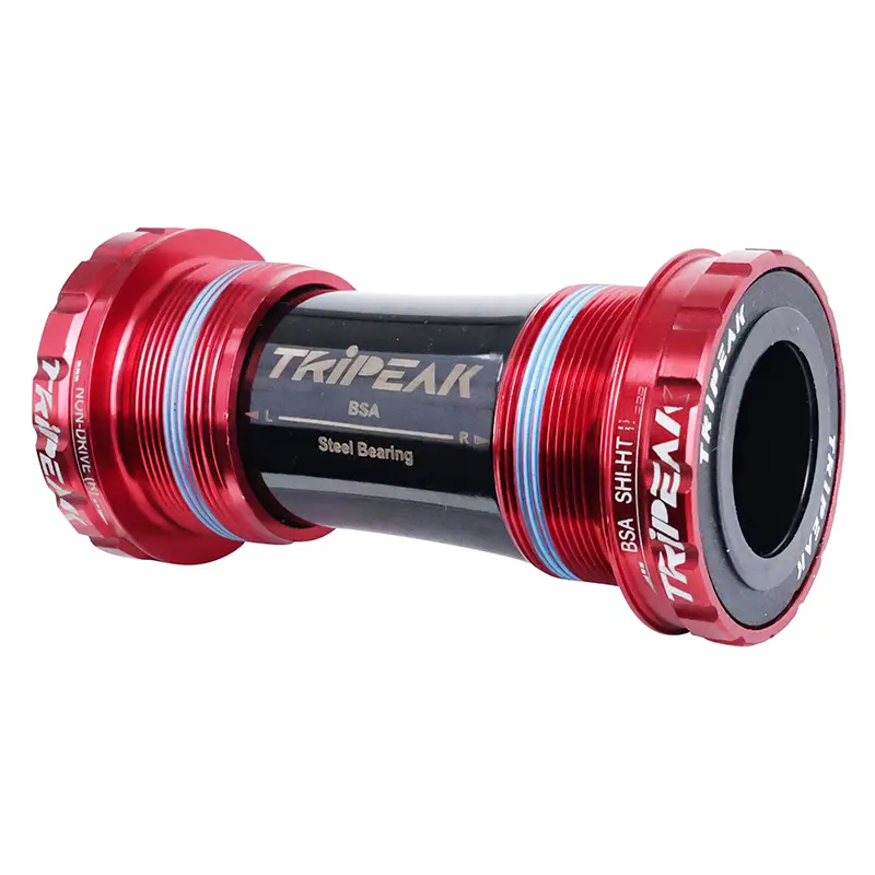 Integrierte Tretlagerschale Gewinde Straße Tripeak BSC 1,37x24 Achse 24 mm rot