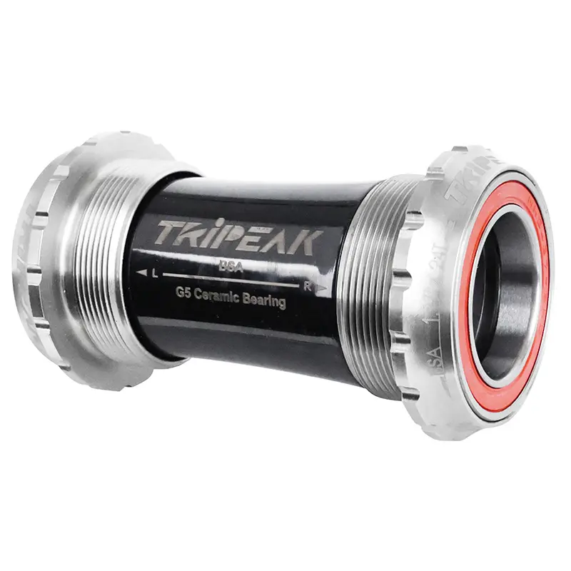 Integrierte Schale Gewindeeinsatz Straße Tripeak Keramik englisch BSC 1,37x24 Achse 24 mm silber