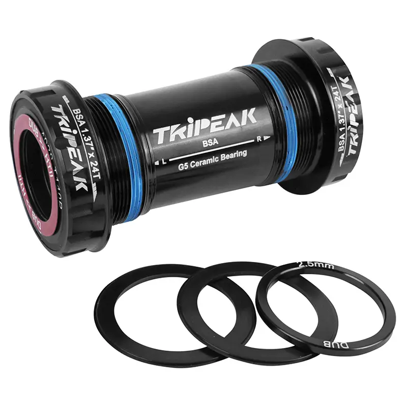 Tripeak 3EN1 سیرامک BSC 1.37x24 68 mm پن 24 mm انٹیگریٹڈ تھریڈڈ بیکٹ سیٹ