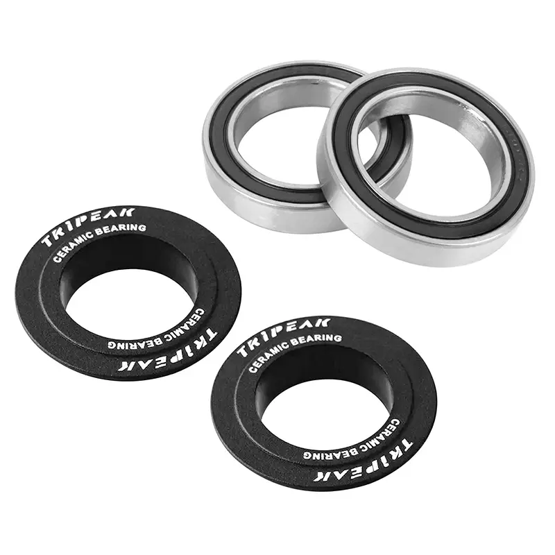 Integriertes Pressfit-Tretlagergehäuse Tripeak Stahl 90-95 mm Durchmesser 37 mm Achse 24 mm