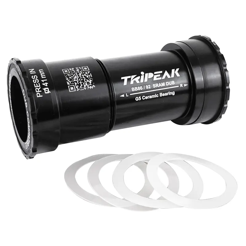 Cuvette intégrée boîtier VTT-route à emboîter TwistFit Tripeak céramique 86-92 mm diam 41 mm pour axe 29 mm (compatible SRAM DUB)