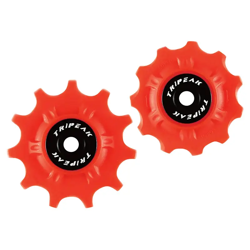 Galet dérailleur VTT Tripeak 11-11 dents céramique 11-10V Shimano-SRAM rouge (blister de 2)