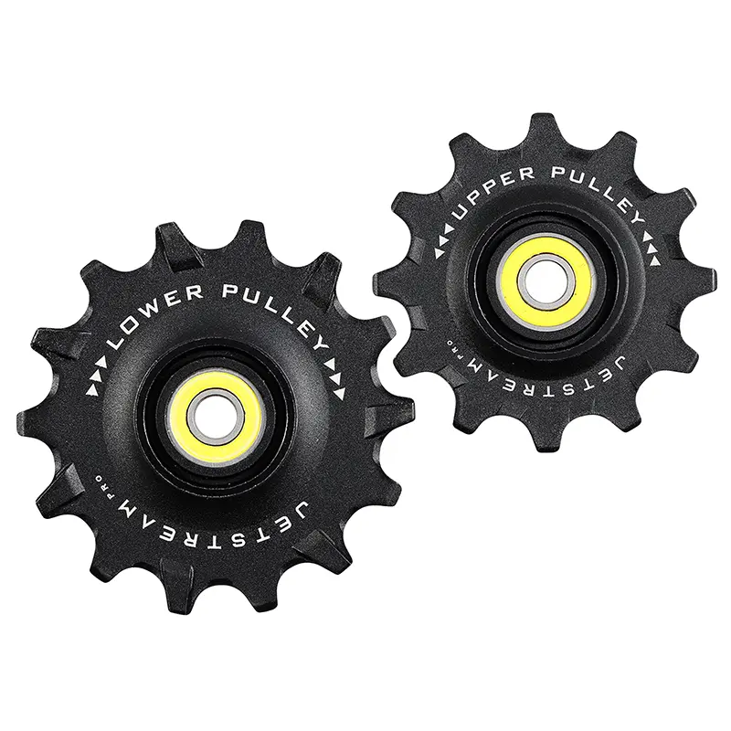 Tripeak 12-14 دانت سیرامک 12V روڈ ڈیریلیور پلے شیمانو Dura-Ace R9200 Ultegra R8100 105 R7100 سیاہ (2 کا بلسٹر)