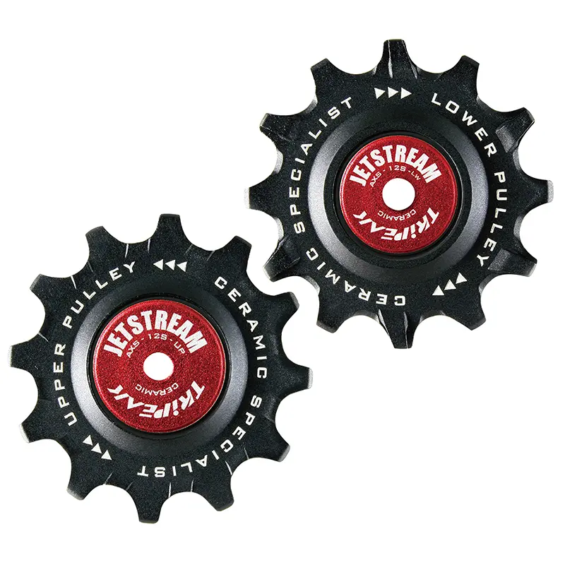 گیئر ڈیریلور روڈ Tripeak 12-12 دانت سیرامک 12V SRAM eTap AXS سیاہ (بلسٹر 2 کا)