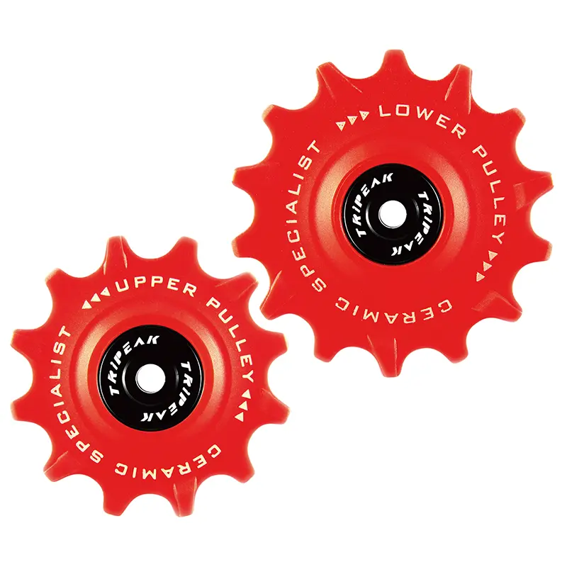 Galet de dérailleur route Tripeak 12-14 dents céramique 12V SRAM eTap AXS rouge (blister de 2)