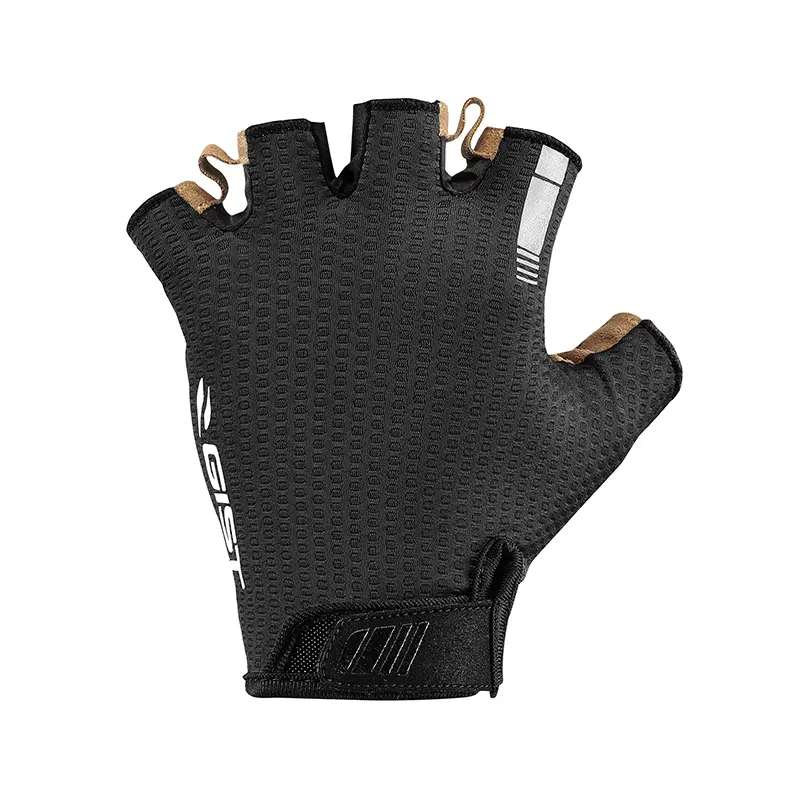 Korte cykelhandsker Gist Air sommer sort S (par på kort) med velcro