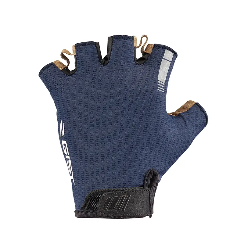 Gist Air kurze Fahrradhandschuhe Sommer blau M mit Klettverschluss -5519