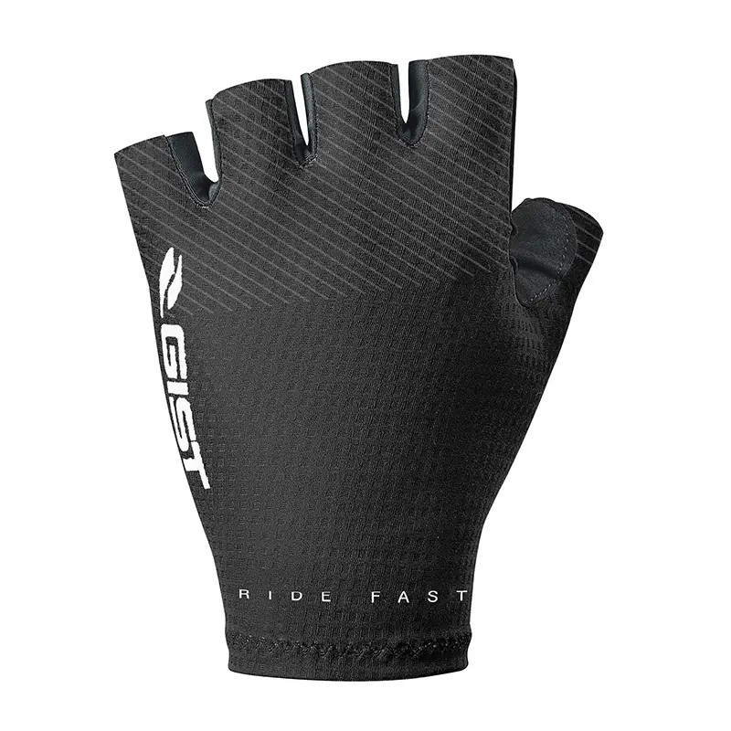 Kurze Fahrradhandschuhe Gist Race Sommer schwarz M