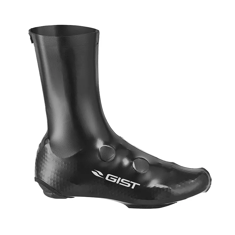 Regenschutz-Überschuhe GIST rain schwarz 43-45 mit thermoverschweißtem Reißverschluss (Paar)