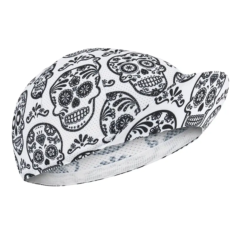Casquette GIST Summer Crane blanc décoration crâne noir -5952