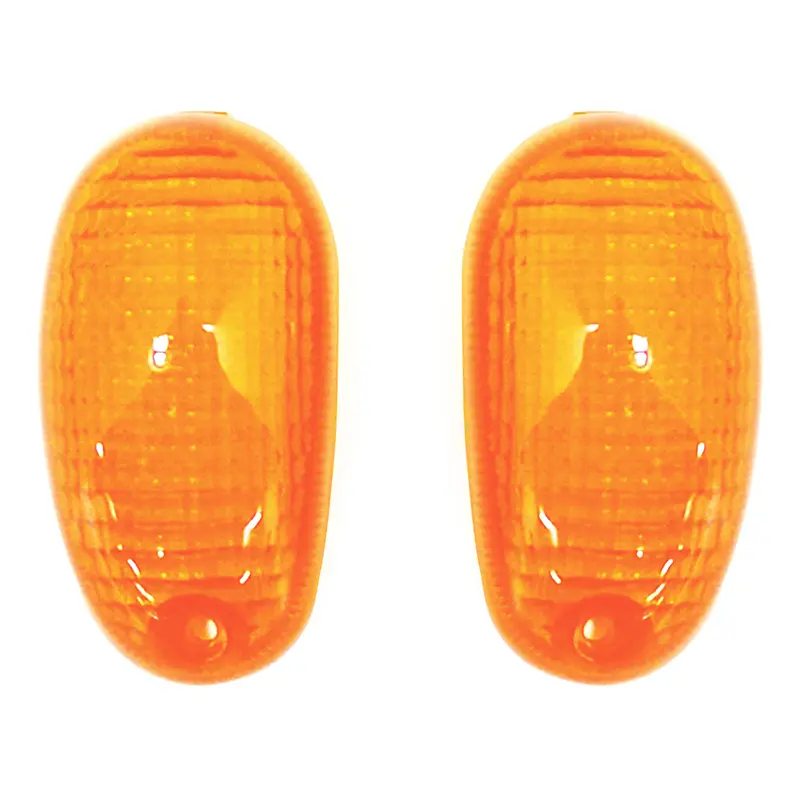 Cabochon clignotant avant orange Piaggio Typhoon NTT NRG 50 1993-2005 (paire)