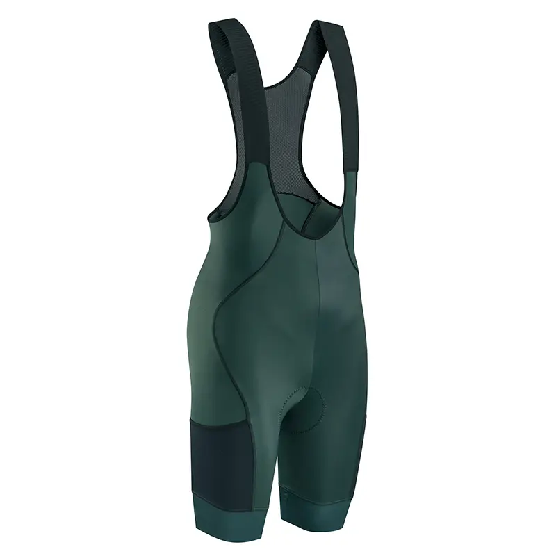 Cuissard court GIST Bretelles Ride Discover Fond HD Ergonomique Vert Bords Noir L