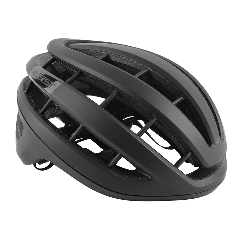 Fahrradhelm Erwachsene GIST Route Rapido matt Schwarz 52-58 cm