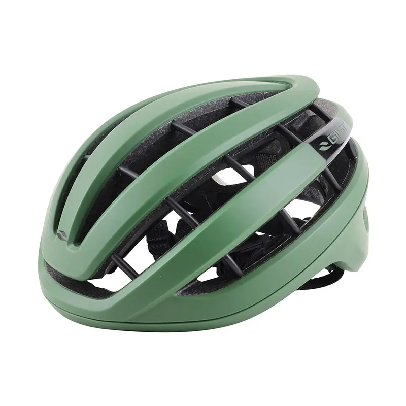Fahrradhelm Erwachsene Gist Route Rapido mattgrün 56-62 cm — Ansicht 3