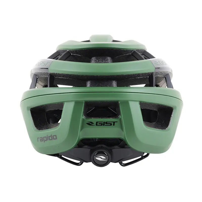 Fahrradhelm Erwachsene Gist Route Rapido mattgrün 56-62 cm — Ansicht 6